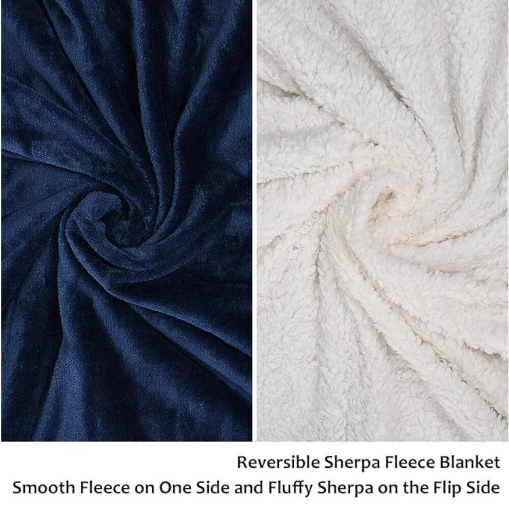 Catalonia Premium Sherpa Throw Blanket - Picture 7 of 8